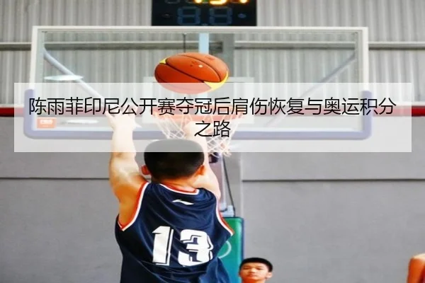 陈雨菲印尼公开赛夺冠后肩伤恢复与奥运积分之路